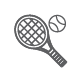 icon of tennis racket